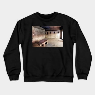 vintage colorized photo of ransom room Crewneck Sweatshirt